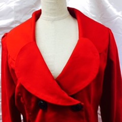 女性の願いを全てかなえる　・　赤　JIN ・　ハートジャケット・ワンピース 2枚目の画像