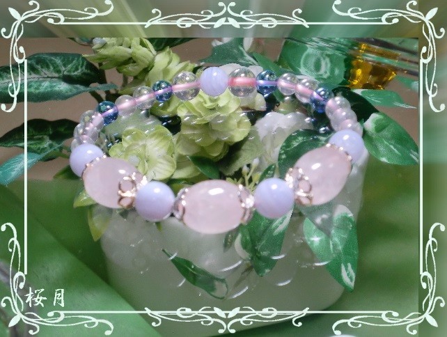 桜月　ローズクォーツのブレス