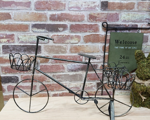 特価品！ フラワースタンド アイアン製自転車 アンティーク雑貨 アート