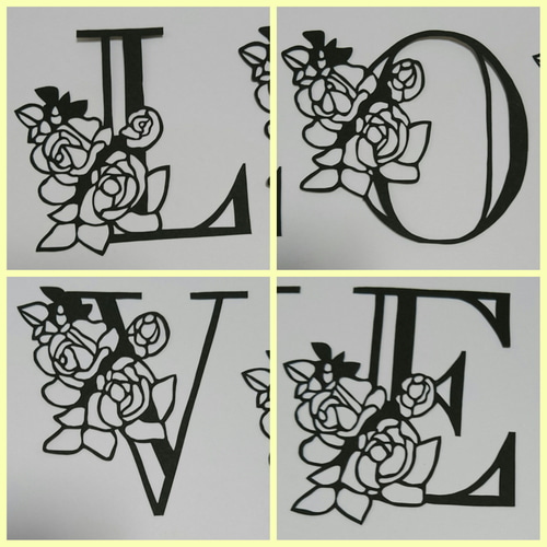 アルファベット♡クラフト♡切り絵 切り絵 Heeeeko 通販 2728307