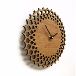 lace wooden wall clock 第3張的照片