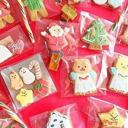 クリスマスアイシングクッキー★プチクッキーセット 2枚目の画像