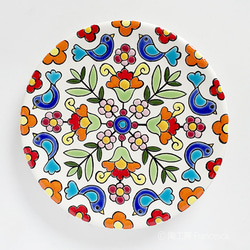 西班牙瓷磚藝術：花鳥裝飾板A 第1張的照片