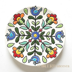 西班牙瓷磚藝術：花鳥裝飾板（S）A 第1張的照片
