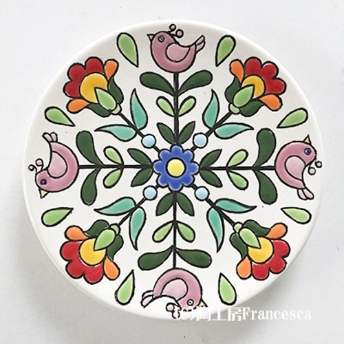 ダルメシアンインテリアアートタイル絵画陶器