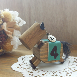 木工小物   馬のストラップ  4 1枚目の画像