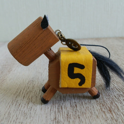 木工小物   馬のストラップ   5 3枚目の画像