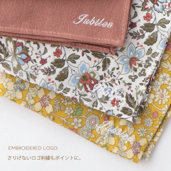 ジュビリー レディース コットン ハンカチーフ 花柄 3点セット jubileesquarel-set007 3枚目の画像