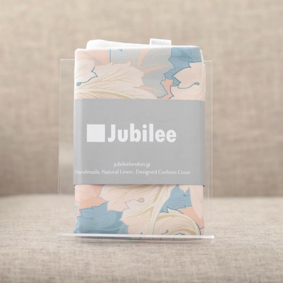 Jubilee リネンクッションカバー イギリスデザイン 花柄 ボタニカル jubileecushionme004 4枚目の画像