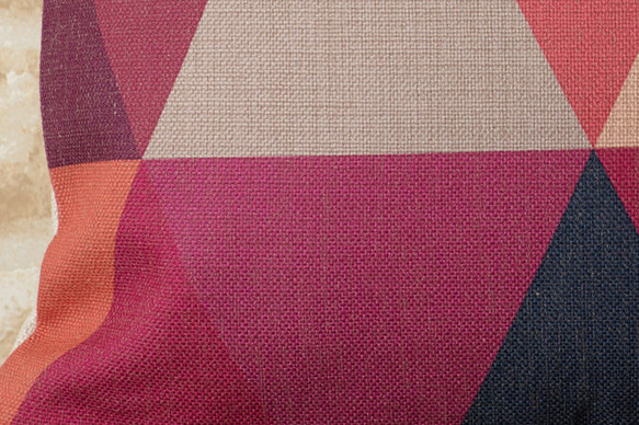 クッションカバー 北欧デザイン Lamoppe コラボ ピンクダイヤモンド jubileecushionlmp018 4枚目の画像