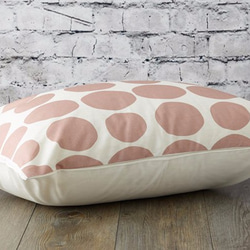 枕カバー 寝具 63×43cm ピンク ストーンドット 北欧デザイン jubileemkr088ym 2枚目の画像