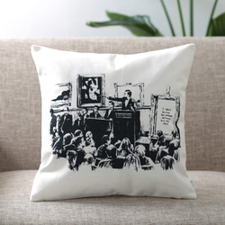 クッションカバー Banksy バンクシー AUCTIONS jubileecushionba043 1枚目の画像