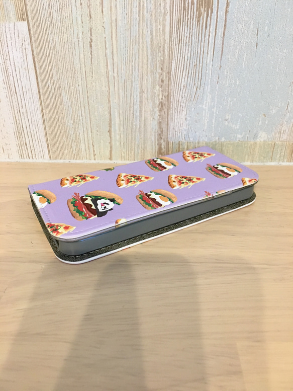 ぼくたちのごちそう　手帳型スマホケース かわいい動物オリジナルイラスト iPhone androidなど対応機種豊富！ 5枚目の画像