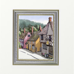 ポストカード ヨーロッパ風景画(組合せ自由4枚セットで1.000円) No.126 イギリス サフォークの村カージー 3枚目の画像