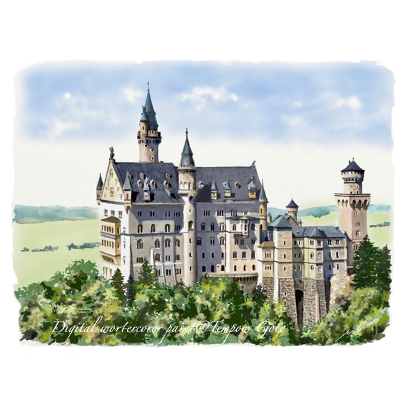 ポストカード ヨーロッパ風景画(組合せ自由4枚セットで1.000円 ポストカード ヨーロッパ風景画(組合せ自由4枚セットで1.000円