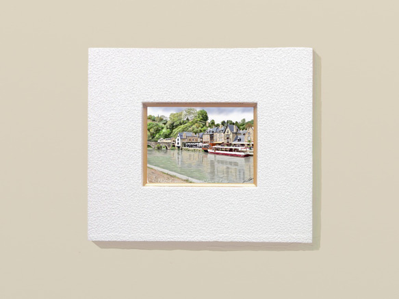 ポストカード ヨーロッパ風景画(組合せ自由4枚セットで1.000円) No.142  ブルターニュ　ランス川 2枚目の画像