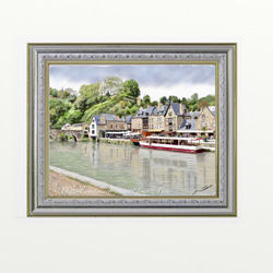ポストカード ヨーロッパ風景画(組合せ自由4枚セットで1.000円) No.142  ブルターニュ　ランス川 3枚目の画像