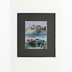 ポストカード ヨーロッパ風景画(組合せ自由4枚セットで1.000円) No.151   イタリア  サンジューリオ 2枚目の画像