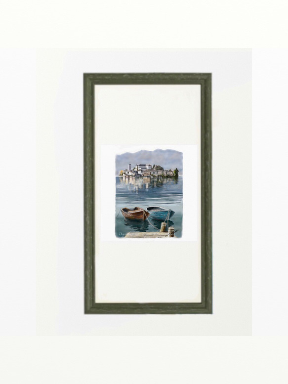 ポストカード ヨーロッパ風景画(組合せ自由4枚セットで1.000円) No.151   イタリア  サンジューリオ 3枚目の画像