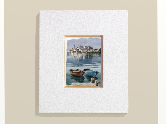 ポストカード ヨーロッパ風景画(組合せ自由4枚セットで1.000円) No.151   イタリア  サンジューリオ 4枚目の画像