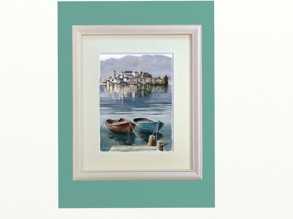 ポストカード ヨーロッパ風景画(組合せ自由4枚セットで1.000円) No.151   イタリア  サンジューリオ 5枚目の画像