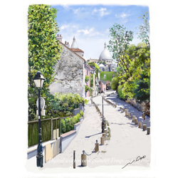 ポストカード ヨーロッパ風景画¥250(他の絵と4枚セット売り ポストカード ヨーロッパ風景画¥250(他の絵と4枚セット売り