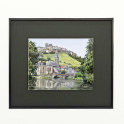 ポストカード ヨーロッパ風景画（組み合わせ自由4枚セット1.000円）No.172  サンフルールの村 2枚目の画像
