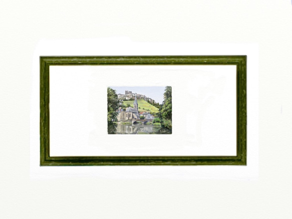 ポストカード ヨーロッパ風景画（組み合わせ自由4枚セット1.000円）No.172  サンフルールの村 3枚目の画像
