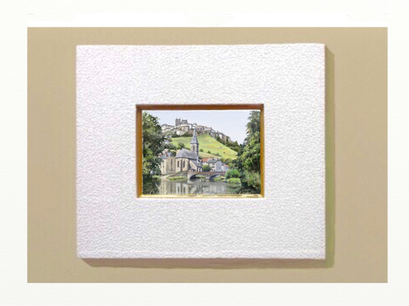 ポストカード ヨーロッパ風景画（組み合わせ自由4枚セット1.000円）No.172  サンフルールの村 4枚目の画像