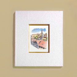 ポストカード ヨーロッパ風景画（組み合わせ自由4枚セット1.000円）No.175   チェスキークルムロフ城 4枚目の画像