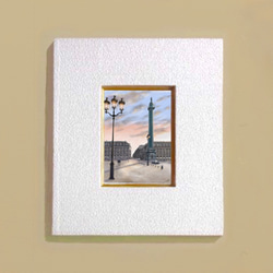 ポストカード ヨーロッパ風景画（組み合わせ自由4枚セット1.000円）No.184  ヴァンドーム広場 4枚目の画像