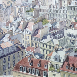 パリの屋根（水彩画） 1枚目の画像