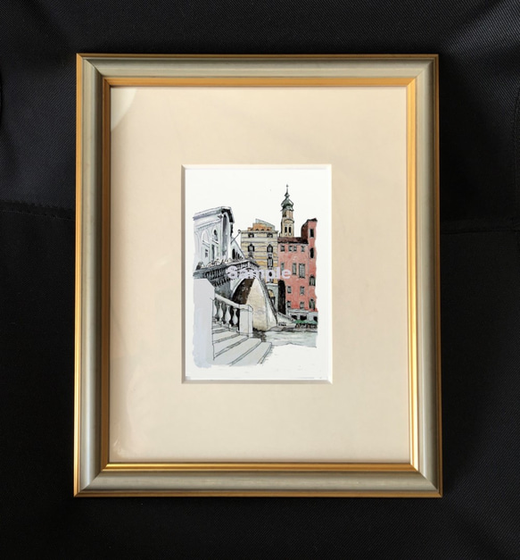 ポストカード　ヨーロッパの風景￥250（他の絵と4枚セット売り1.000円） No.15   イタリア（ヴェネツィア） 3枚目の画像