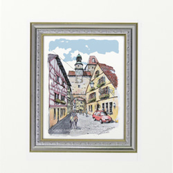ポストカード　ヨーロッパの風景￥250（他の絵と4枚セット売り1.000円） No.21  ローテンブルク  　 3枚目の画像