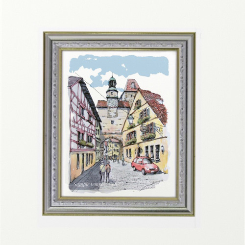 ポストカード ヨーロッパの風景¥250(他の絵と4枚セット売り ポストカード ヨーロッパの風景¥250(他の絵と4枚セット売り