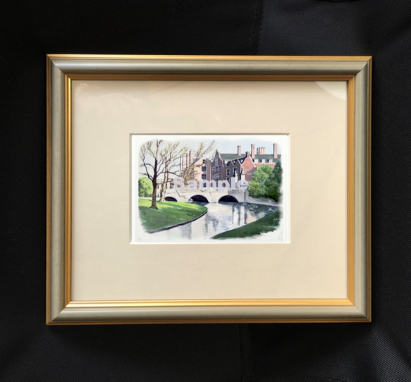 ポストカード　ヨーロッパの風景￥250（他の絵と4枚セット売り1.000円） No.31　ケンブリッジ　ケム川　 3枚目の画像