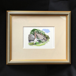 ポストカード ヨーロッパ風景画￥250（他の絵と4枚セット売り1.000円）No.51 英国のコテージ２ 3枚目の画像