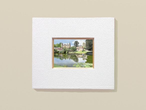ポストカード ヨーロッパ風景画￥250（他の絵と4枚セット売り1.000円）No.97  フランス　モンレゾー城 2枚目の画像
