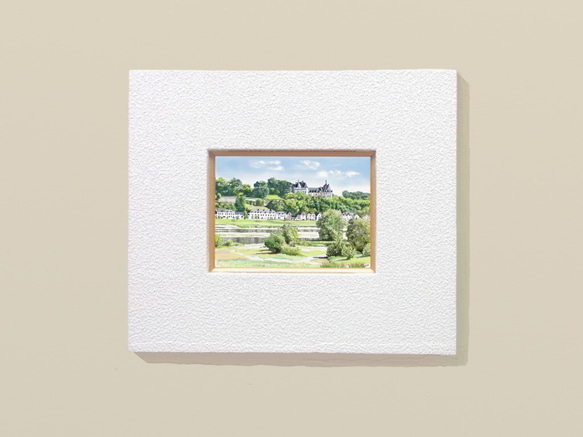 ポストカード ヨーロッパ風景画￥250（他の絵と4枚セット売り1.000円）No.103  フランス　ロワール川2 2枚目の画像