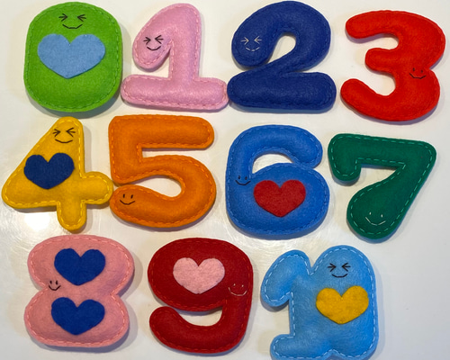 受注製作☆フェルトのアルファベット、数字etc 受注製作☆フェルトのアルファベット、数字etc - メルカリ