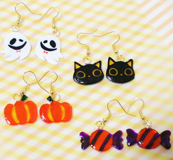 ハロウィン限定♡オリジナルピアス〜Happy Halloween〜 2枚目の画像