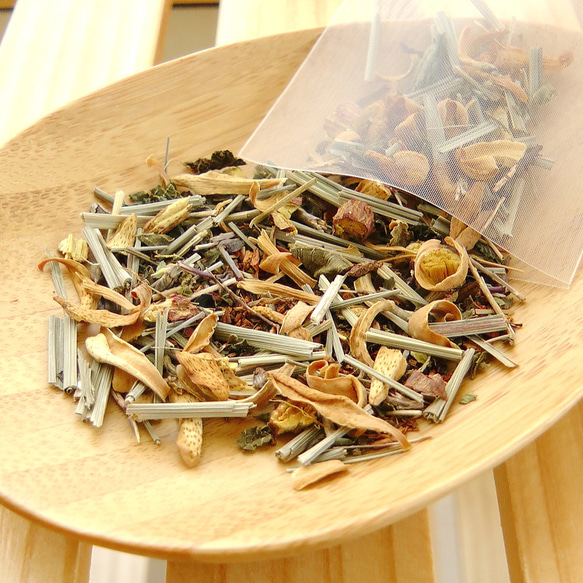 ～むずむずしないでスッキリ明るく～４P入り【HERB TEA RECIPE 021】 2枚目の画像