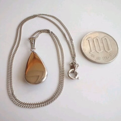 再販  七宝焼ペンダント「青い花」 4枚目の画像