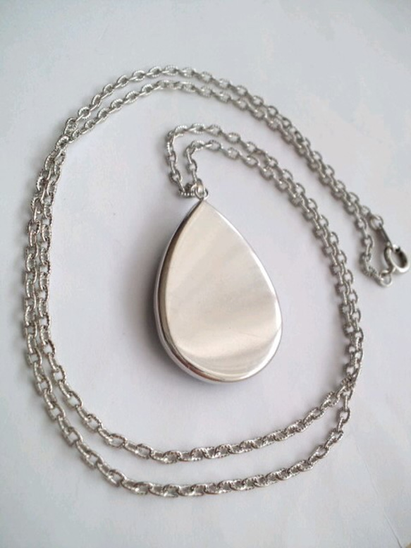 再販  七宝焼ペンダント「京の青 partⅡ」 4枚目の画像