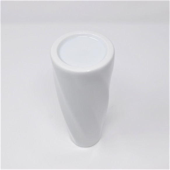 有田焼　窯元　博泉窯　白磁面取一輪差　シンプル　きれいな白磁　贈り物　ギフト　花瓶　花器　インテリア 6枚目の画像