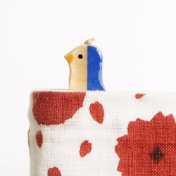 『夏の福袋』木製ペンギン(青)とスイカしおり 2枚目の画像