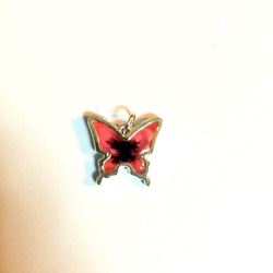 [送料無料]透明蝶のネックレス 5枚目の画像
