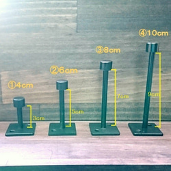 您可以選擇3個DIY工業帥氣簡約壁掛式存儲空間的Iron Hook &lt;Nature&gt;套裝尺寸 第6張的照片