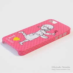 iPhoneケース／I LOVE COOKING(ピンク) 2枚目の画像