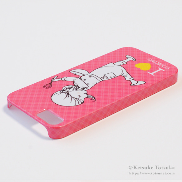 iPhoneケース／I LOVE COOKING(ピンク) 3枚目の画像